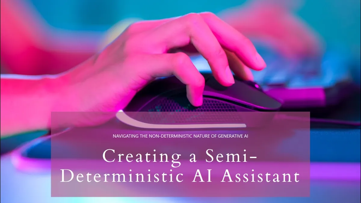 Hallucinations, The Non-Deterministic Nature of Generative AI