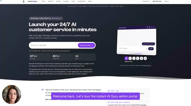 Admin portal tour — tutorial thumbnail