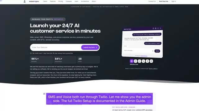 SMS and voice with Twilio — tutorial thumbnail